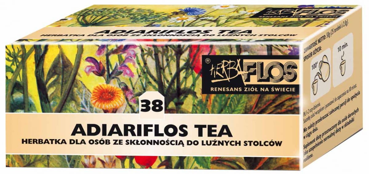 Teh Melawan Cirit-birit 20 x 2g - 38 Adiariflos Tee fix - HERBA - FLOS