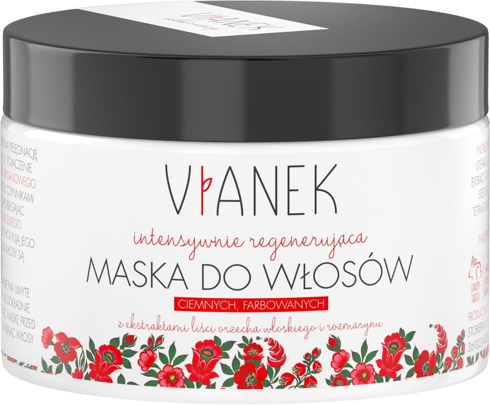 Intenzivně regenerační maska pro tmavé vlasy, 150 ml VIANEK