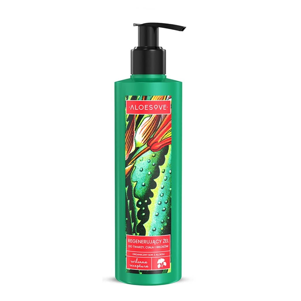 Regenerační gel na obličej, tělo a vlasy 250 ml ALOESOVE
