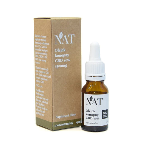 Öl - Hanfextrakt 10% CBD 15ml NAT