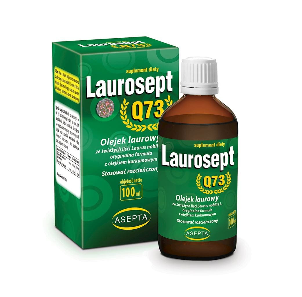 Laurosept q73 100ml - Lorbeeröl + ASEPTA Kurkumaöl