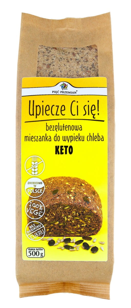 Hỗn hợp làm bánh mì Keto không chứa gluten 500 g FÜNF ÄNDERUNGEN