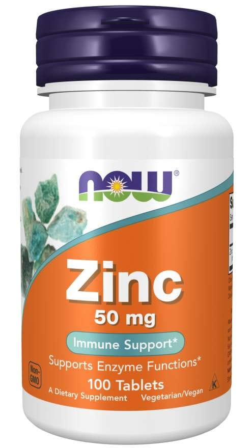 Zinkgluconát 50mg 100 tbl. - NOW FOODS Zinkgluconát