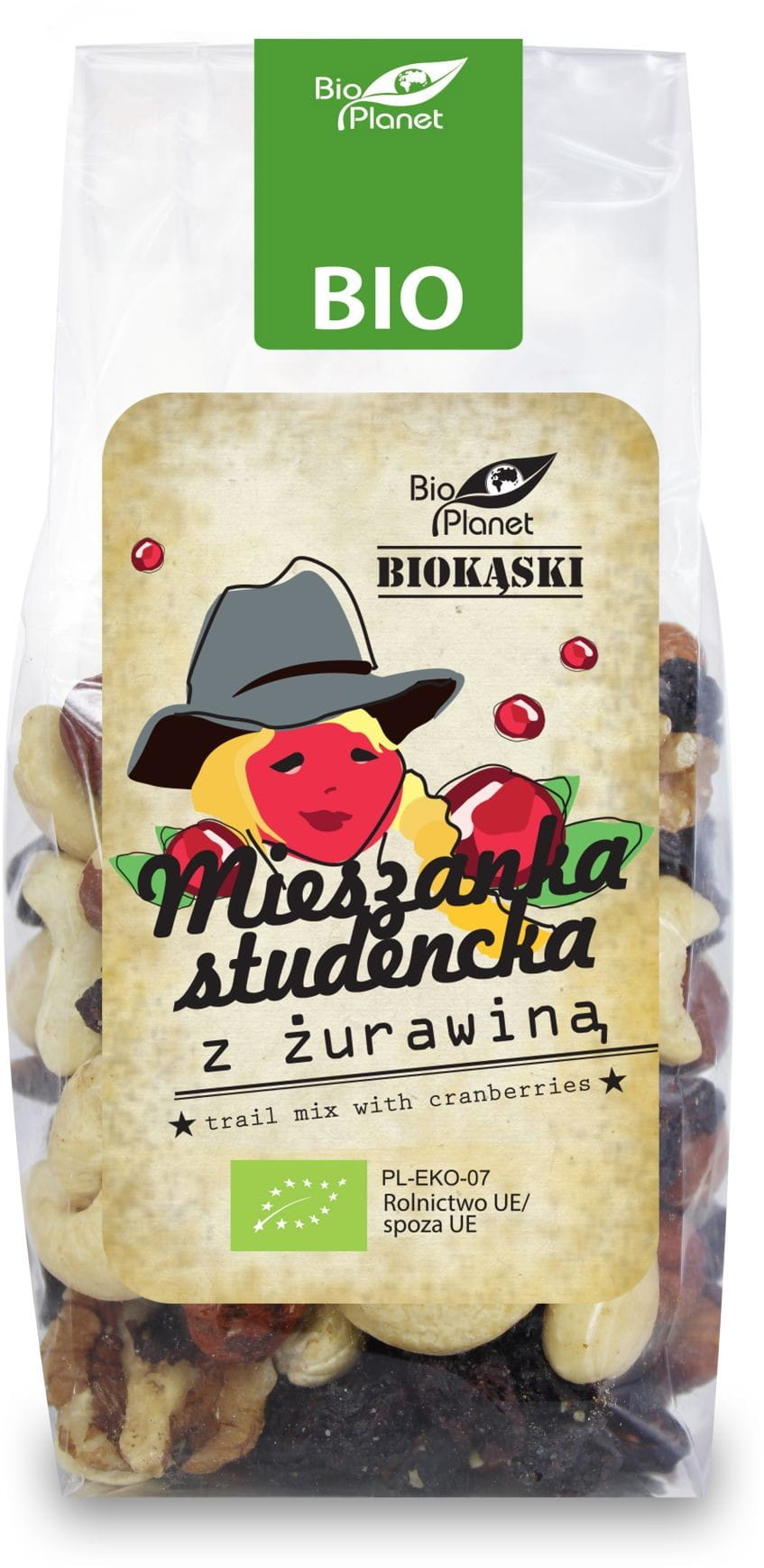 Studentenmischung mit Preiselbeeren BIO 150 g - BIO PLANET