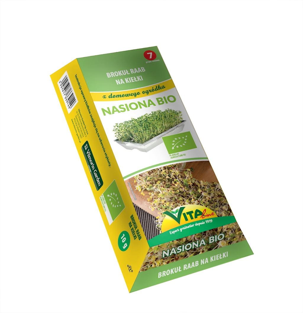 Raab BIO Broccolifrön för groddar 10 g med groddapparat - VITA LINE