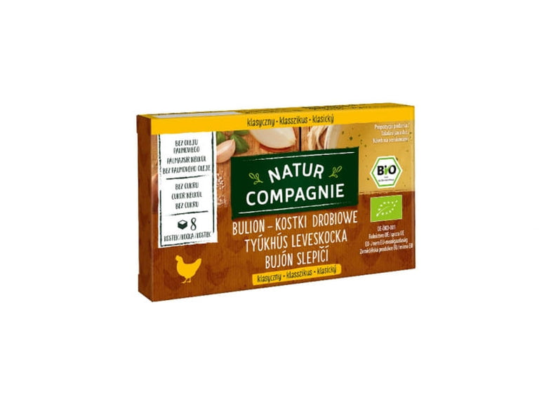BIO κύβοι πουλερικών χωρίς ζάχαρη 88g NATUR COMPAGNIE