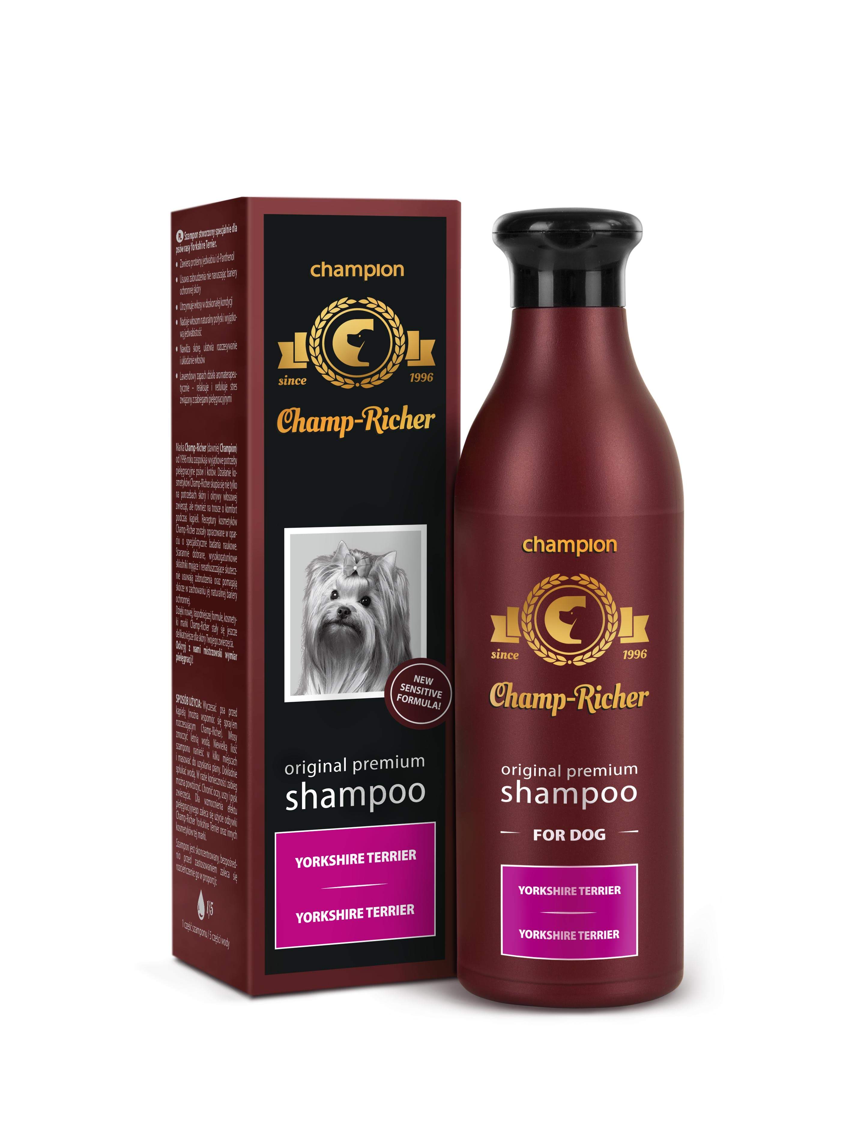 (CHAMPION) Yorkshire Terrier Shampoo 250ml - CHAMP-REICHER