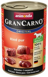 GranCarno Original Adult reines Rindfleisch in Dosen 400g - ANIMONDA