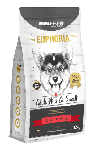 Euphoria Adult Mini&Small Breed - RIND 12kg - BIOFEED