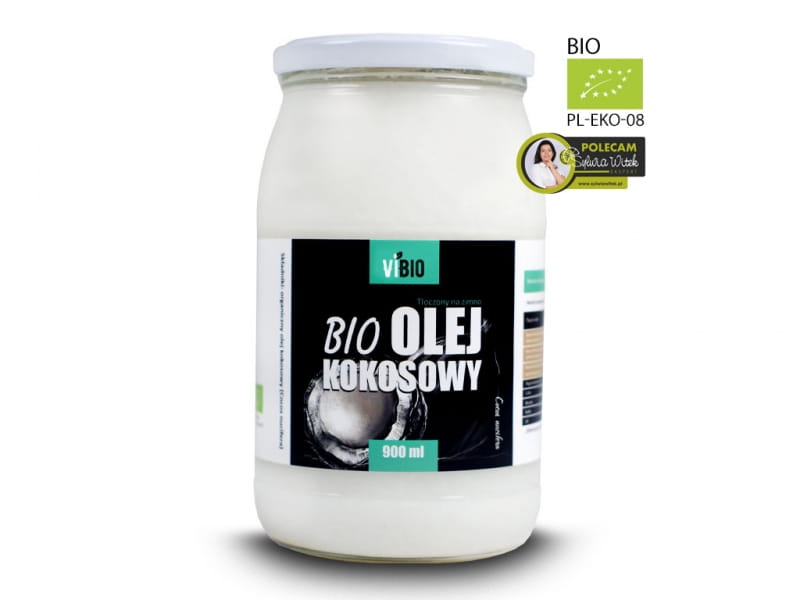 BIO kokosolje uraffinert 900ml