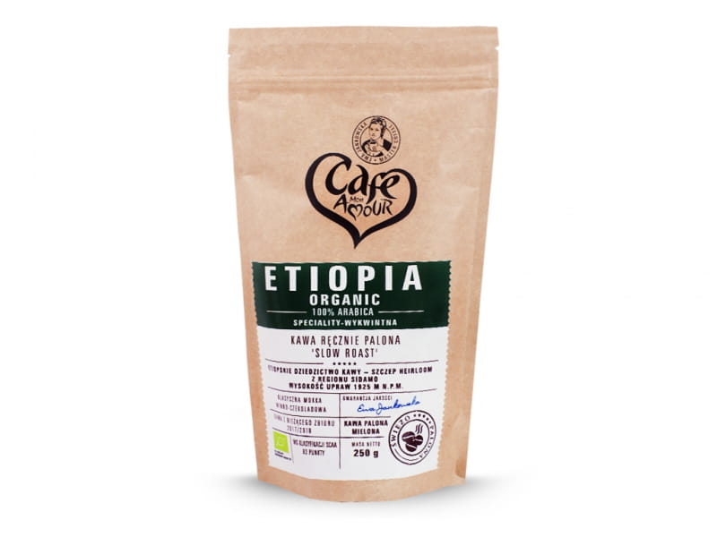 Malet rostkaffe 250g Etiopien CAFE AMOUR