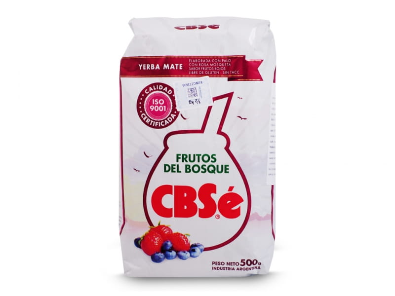 Yerba Mate Frutti di Bosco 500g CBSE