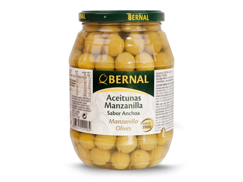Naturlig oliven 600g - BERNAL