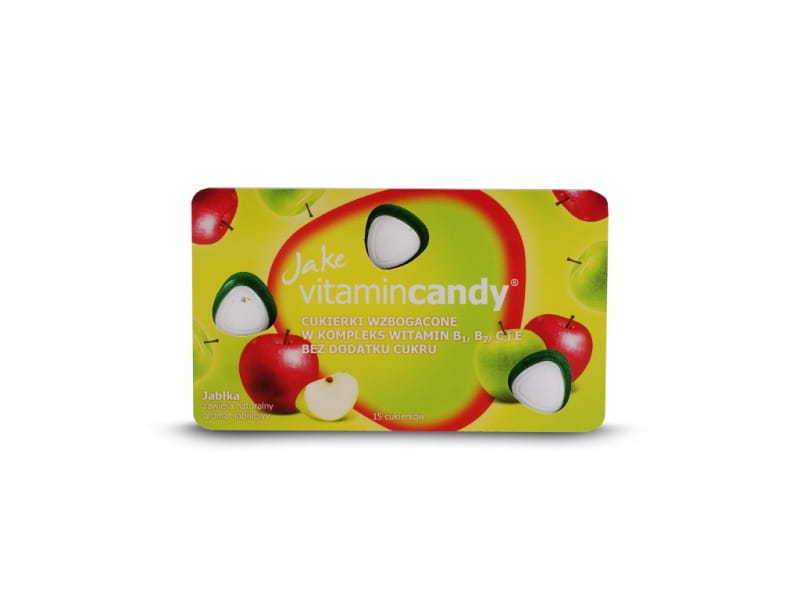 ไม่อบเชยลูกอมแอปเปิ้ลไร้น้ำตาล 18g JAKE VITAMINCANDY