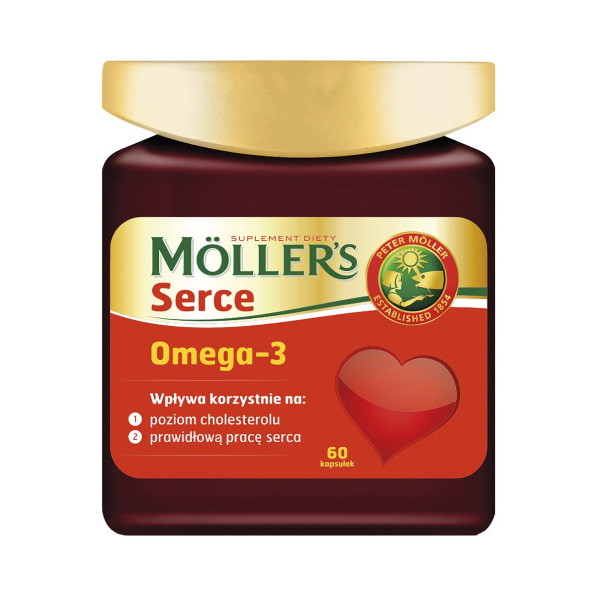 Il cuore di OMEGA - 3 60 capsule MOLLER'S MOLLERS