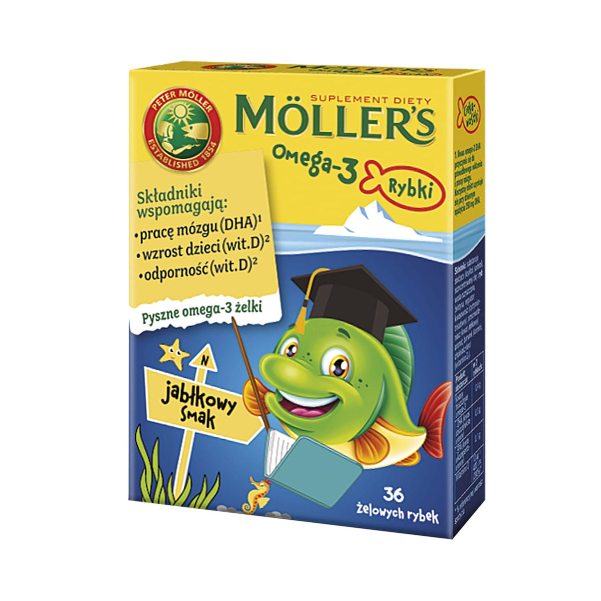 Omega - 3 Ikan Epal 36 Stk. MOLLER'S MOLLERS