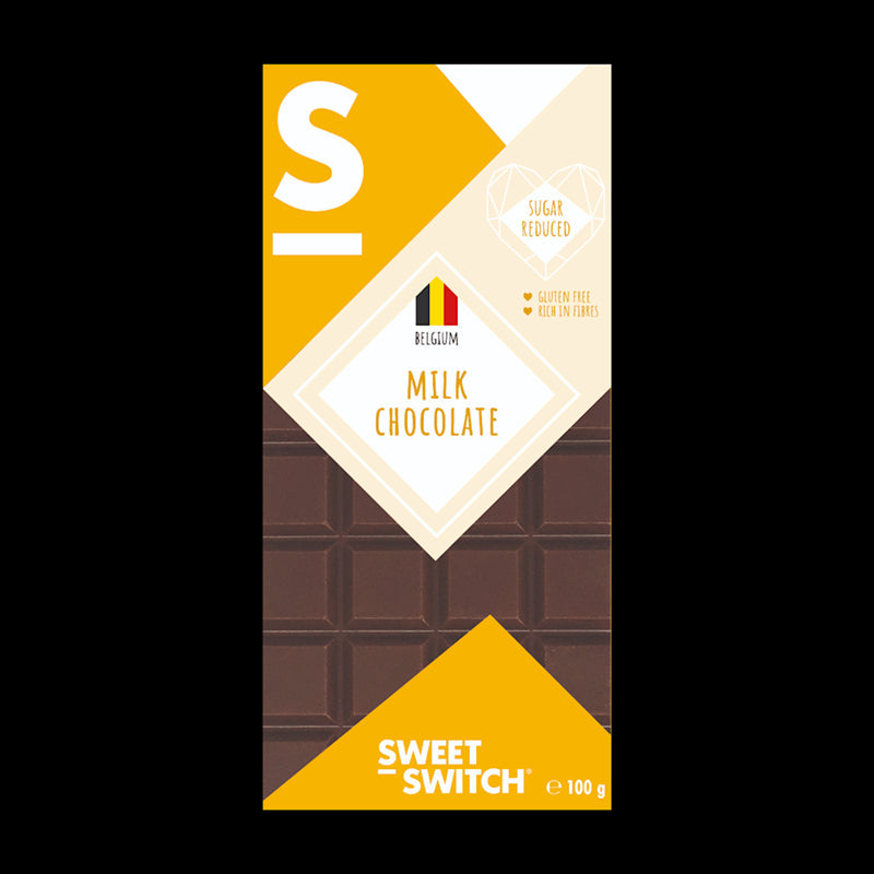 Chocolate ao leite com estévia sem adição de açúcar 100g SWEET SWITCH