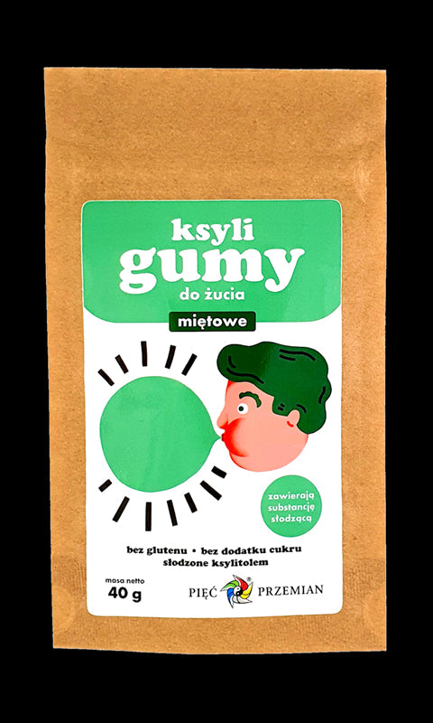 Kauminzxyligum bez cukru 40g PĚT ZMĚN