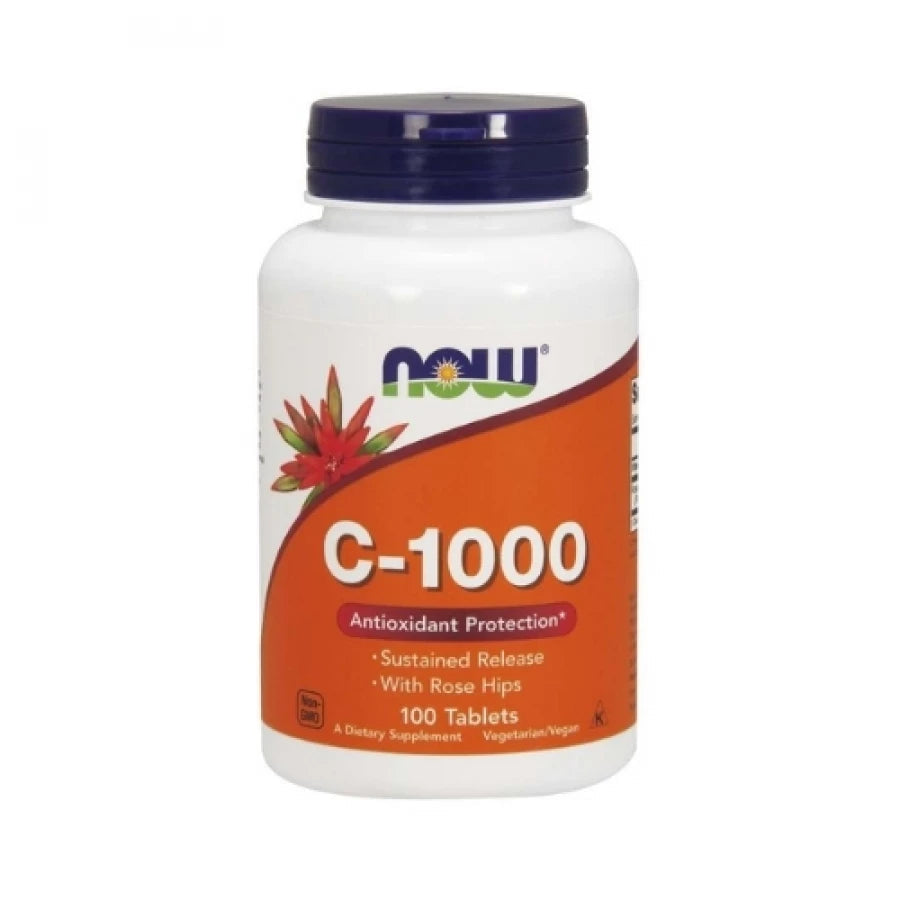 Vitamin C - 1000 s prodlouženým uvolňováním 100 tbl. - NOW FOODS prodloužené uvolňování