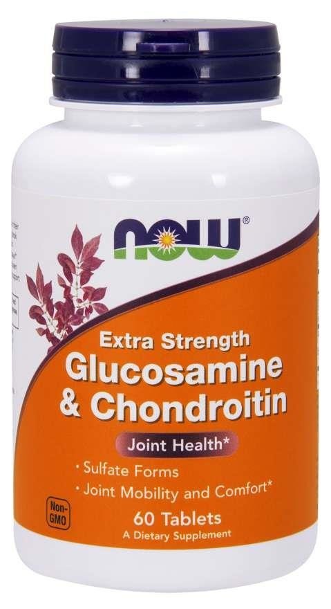Glucosamine &amp; Chondroïtine - extra fort 60tab. MAINTENANT LA NOURRITURE