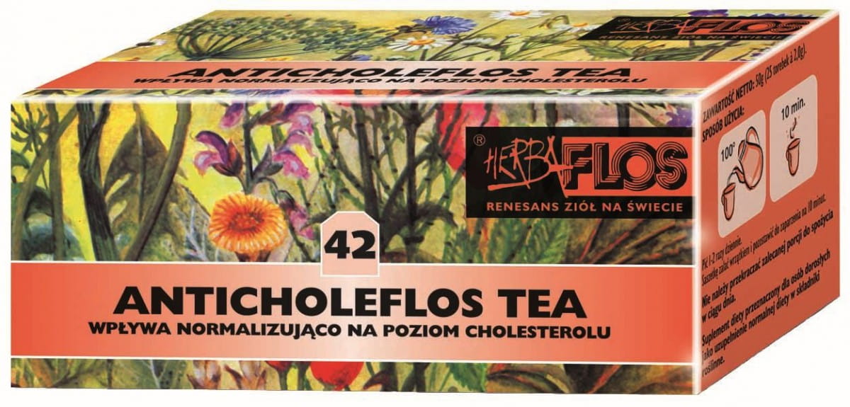 Cholesterintee 25 x 2g - 42 Anticholeflostee Fix - HERBA - FLOS