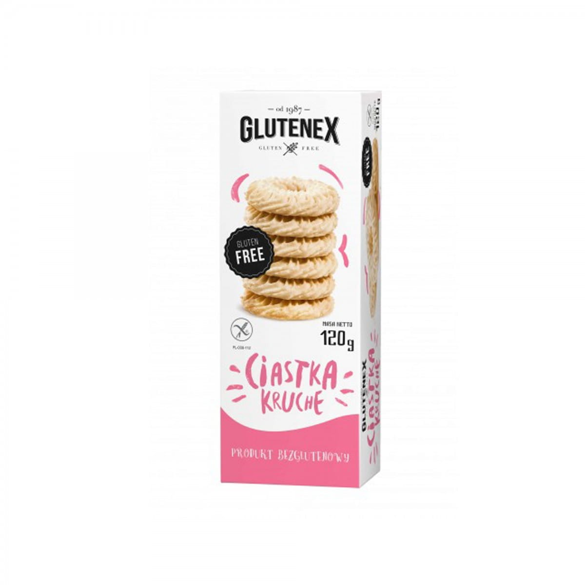 คุกกี้เนยไม่มีกลูเตน 120 g GLUTENEX