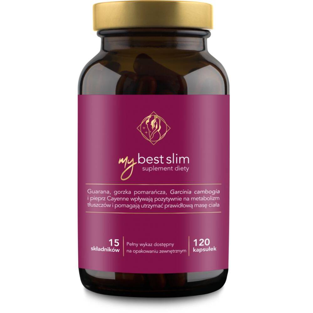 Schlankheitskapseln (my best slim) 120 Stück - MYBESTPHARM