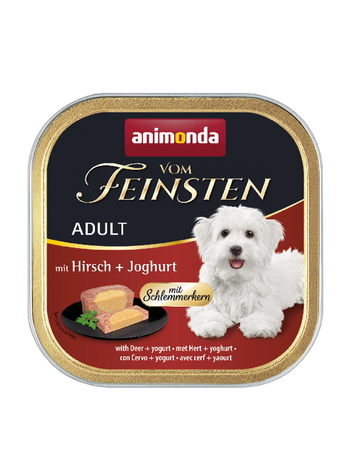 Vom Feinsten Gourmet Center Pfanne mit Hirsch und Joghurt 150g - ANIMONDA