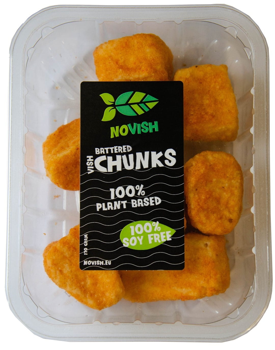 Pflanzliche Fischalternative - Stücke im Teig 188 g - NOVISH