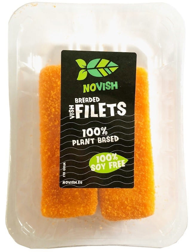 Pflanzliche Fischalternative - panierte Filets 160g - NOVISH