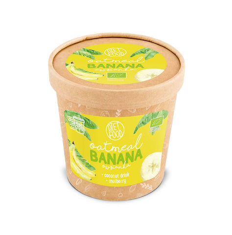 Haferflocken mit Banane 70g ECO DIÄT - LEBENSMITTEL