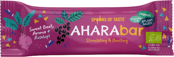 Barra BIO Beterraba Maçã Aronia Rosa Silvestre 30g AHARABAR