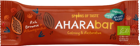 Barra de Brownie de Chocolate BIO com Ashwagandha 30g AHARABAR