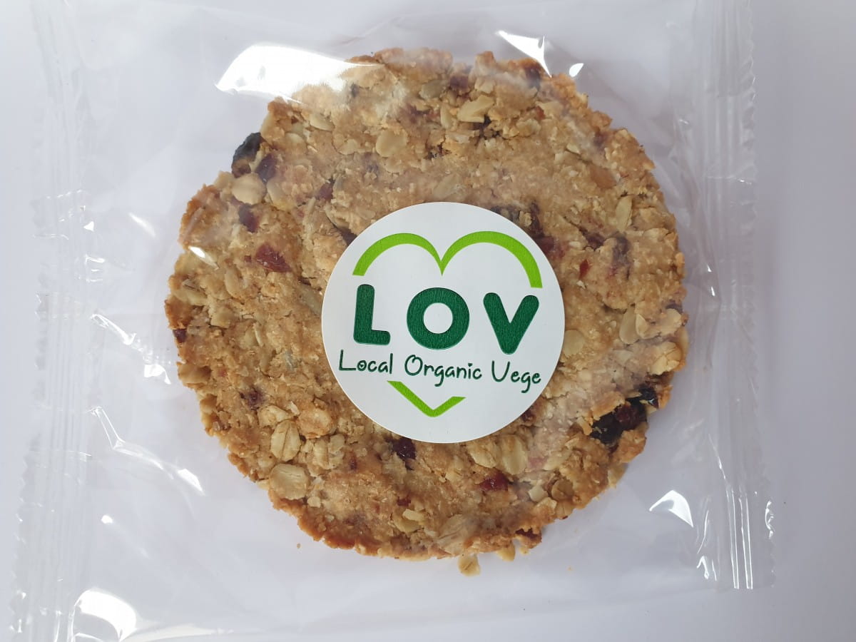 Vegansk kaka med frukt 65g EKO LOCAL BIO GEMÜSE
