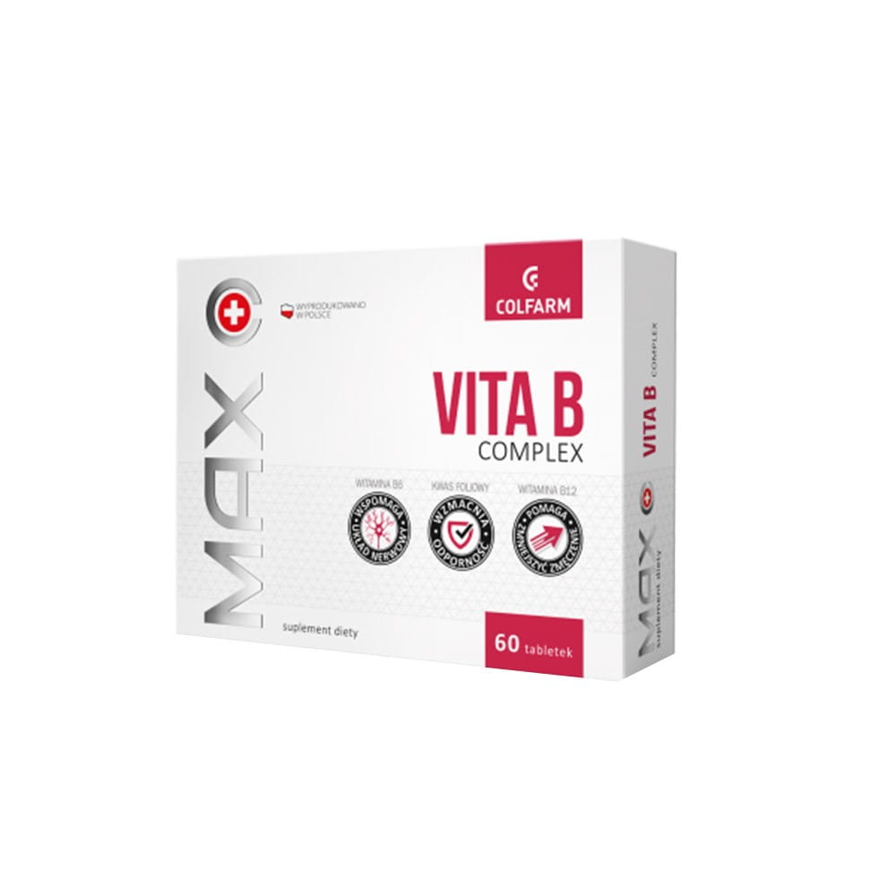 Max vita B KOMPLEX 60 Tabletten COLFARM