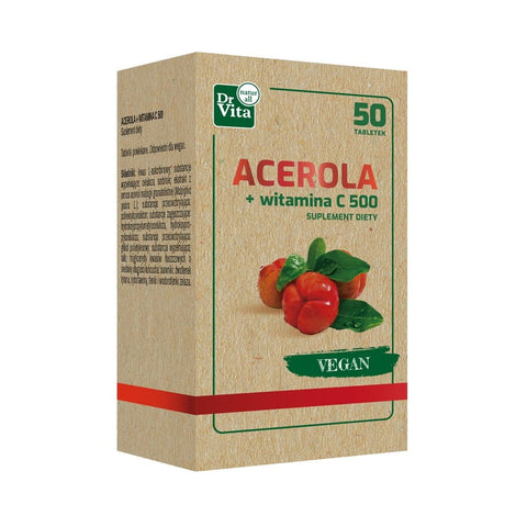 Acerola + Vitamin C 500 50 Tabletten