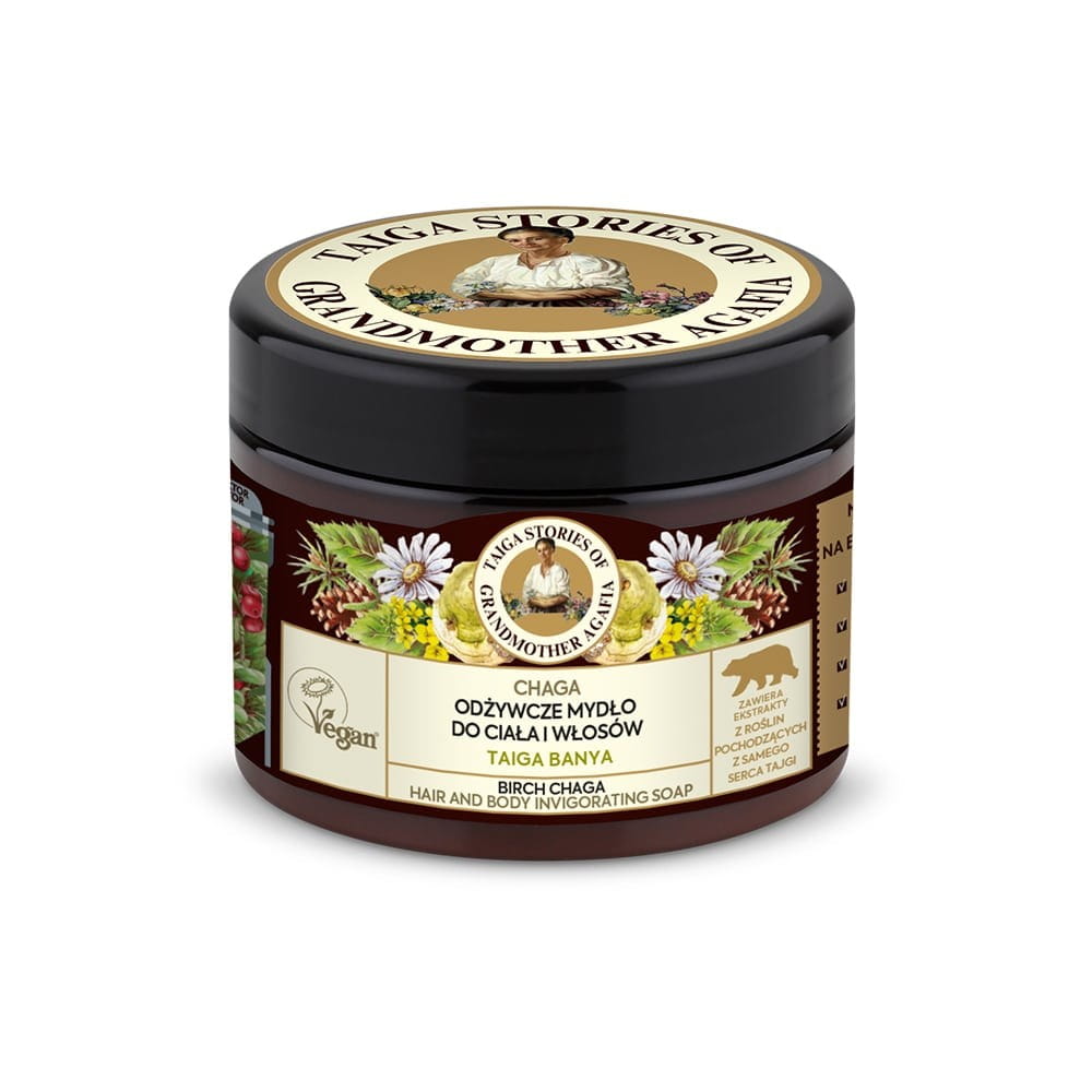 Pflegende Körper- und Haarseife Chaga 300 ml
