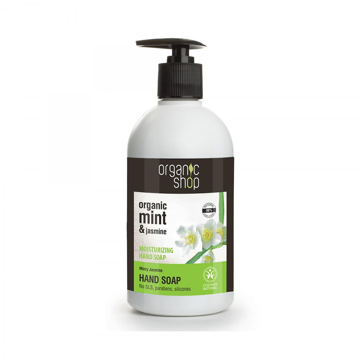 Feuchtigkeitsspendende Handseife Minze Jasmin 500 ml