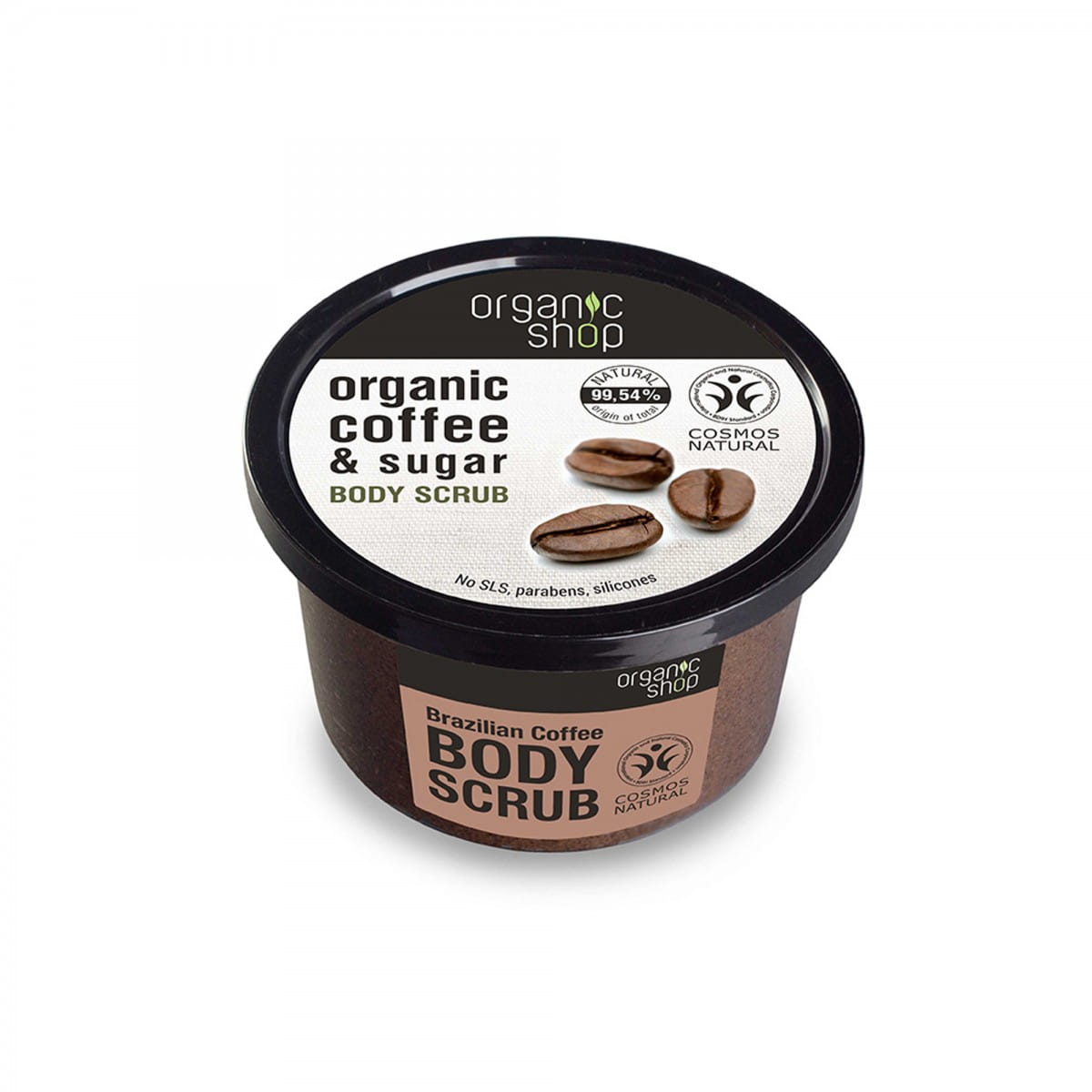 Körperpeeling mit brasilianischem Kaffee 250 ml