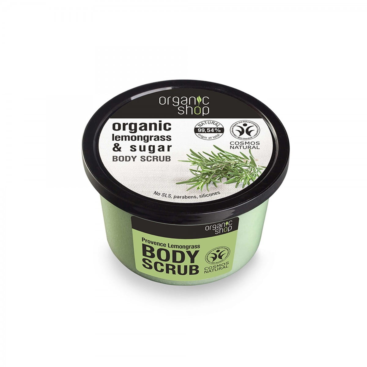 Vyhlazující tělový peeling z citronové trávy 250 ml