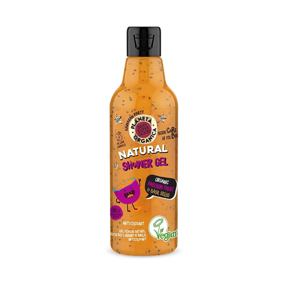 Gel mandi buah markisa & biji selasih 250 ml
