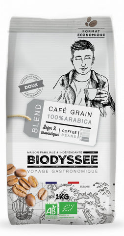 Kaffee 100% milde Arabica-Bohnen 1 kg ECO BIODYSSEE