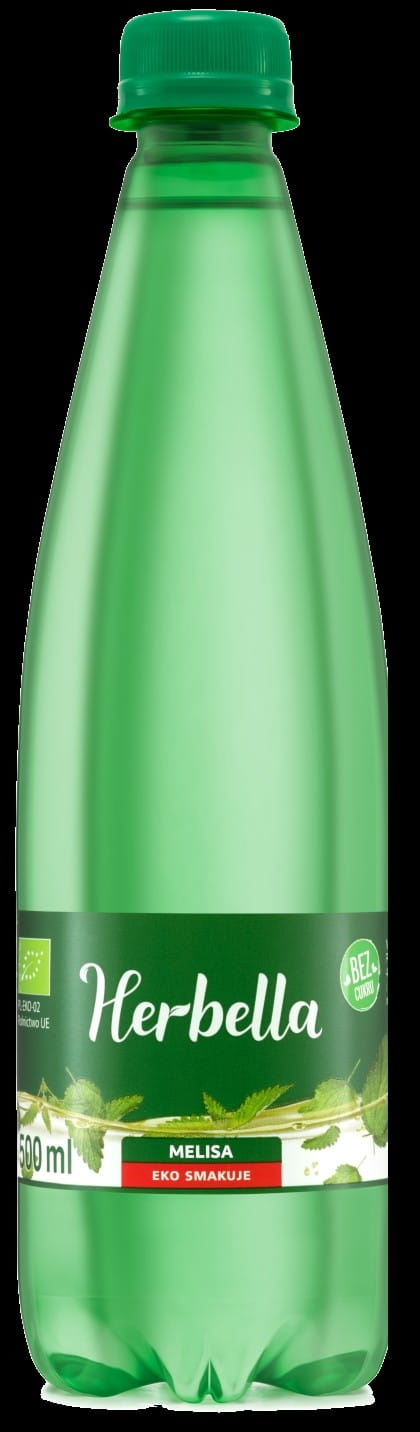 Sprudelwasser mit Zitronenmelissengeschmack BIO 500 ml - HERBELLA