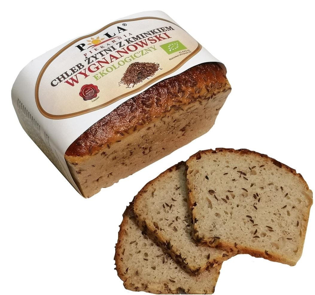 Wygnanów Roti Rai dengan Jintan BIO 350 g - POLA