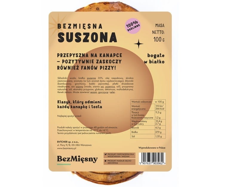 Veganské sušené 100 g MASO BEZ MASA