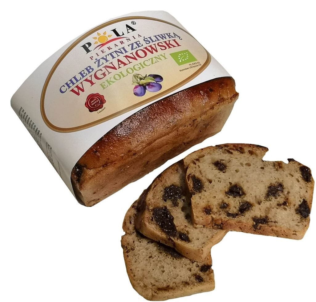 خبز الجاودار من Wygnanowski مع البرقوق العضوي 350 غرام - POLA