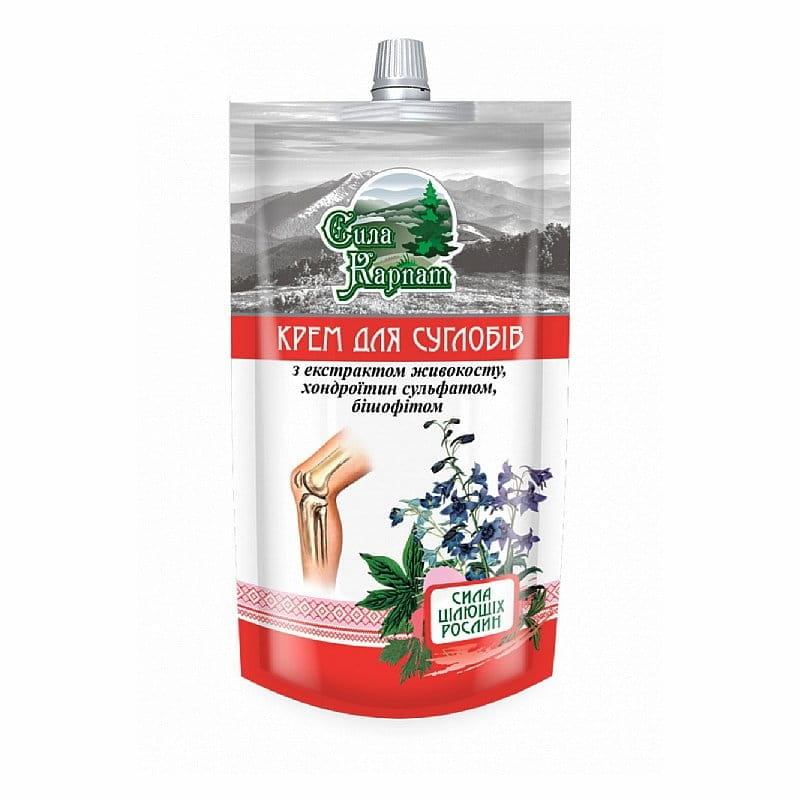 Die Kraft der Karpaten-Creme für Gelenke mit Beinwell Chondroitin Bischofit 100ml DIE KRAFT DER KARPATEN