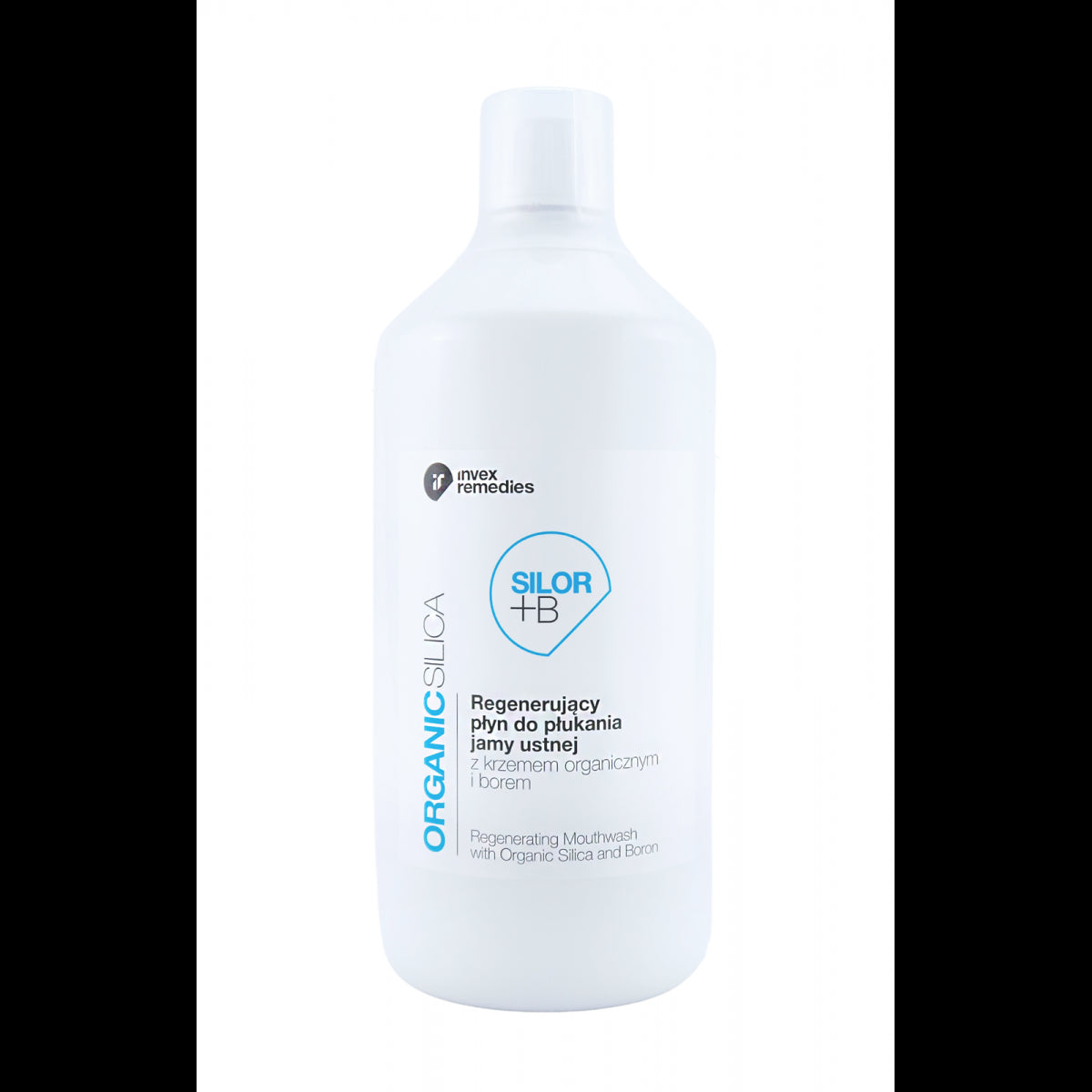 Silor + B collutorio rigenerante con silicio organico e boro 1000ml INVEX REMEDIES