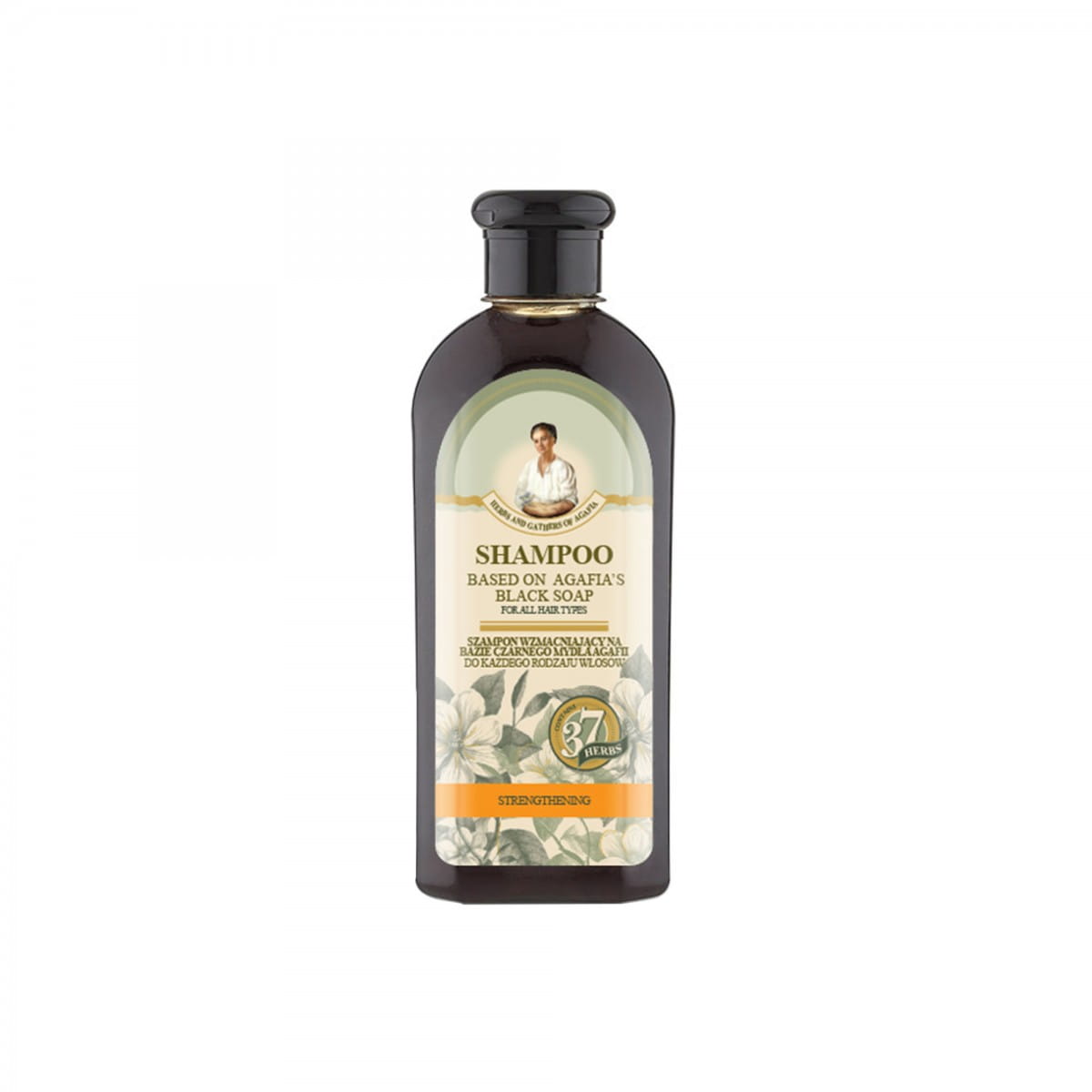 Black 37 Herbs stärkendes Haarshampoo 350 ml