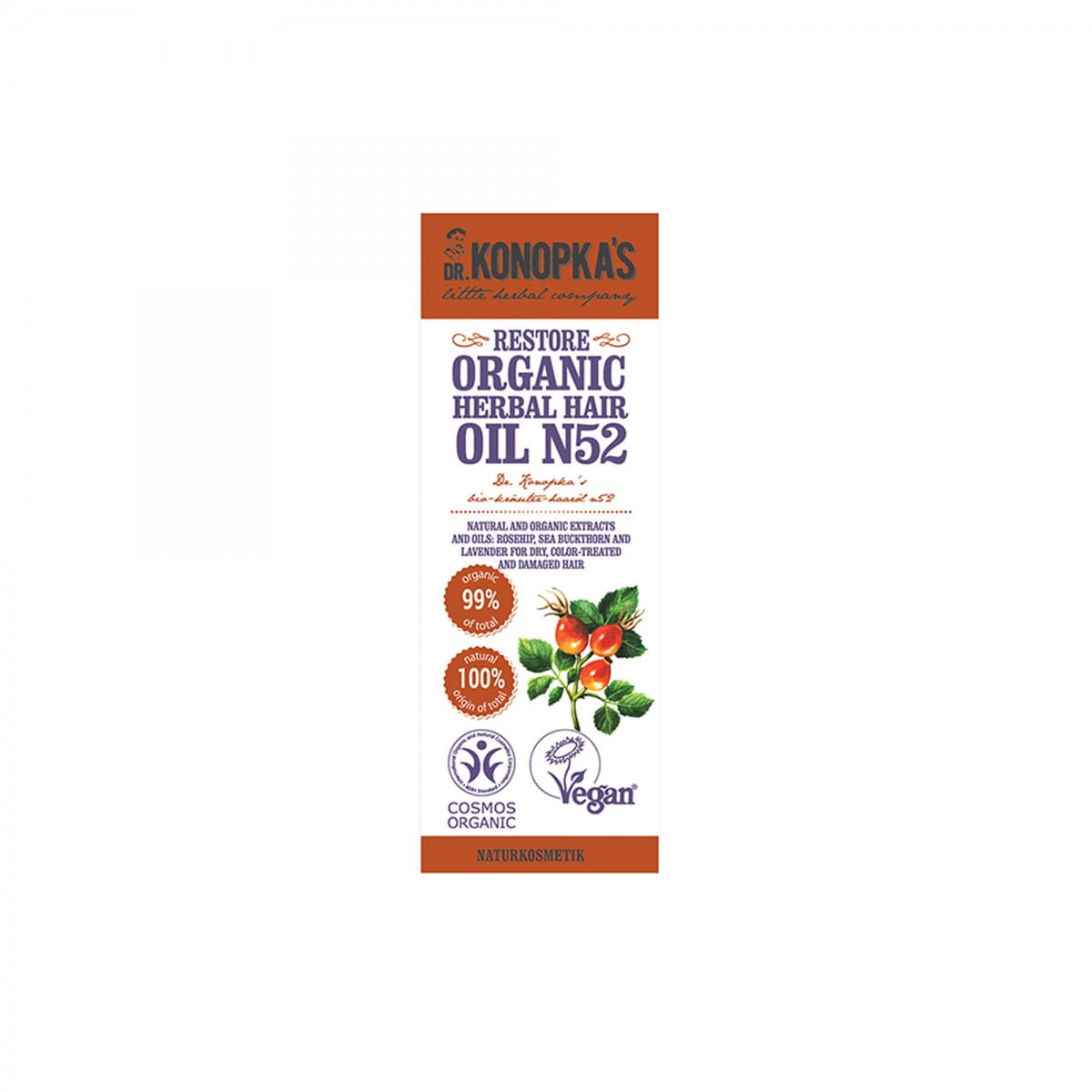 Pflanzliches Regenerierendes Haaröl Nr. 52 30 ml